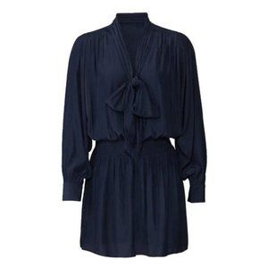 Ramy Brooks Navy "Winslow" Mini Dress Sz Large